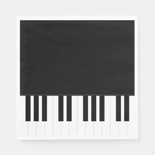 SERVILLETA DE PAPEL MÚSICA PIANO (Anverso)