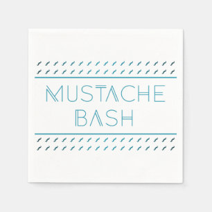 Servilleta De Papel Mustache Bash Metro