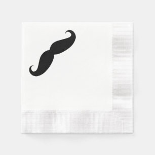 Servilleta De Papel Mustache Napkins