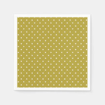  Mustard yellow white polka dots pattern 