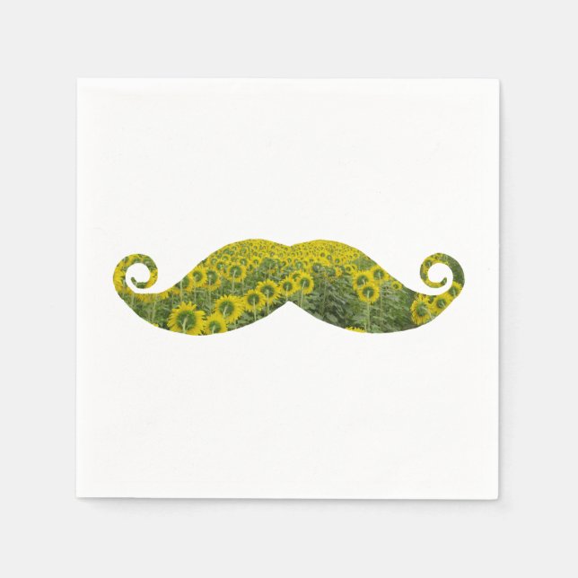 Servilleta De Papel Mustcahes Cocktail Paper (Anverso)