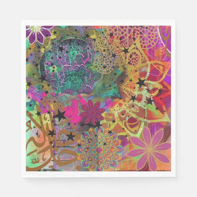 Servilleta De Papel Musulmán Artístico (Anverso)