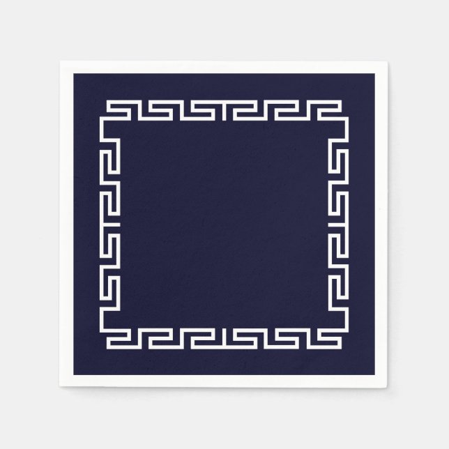 Servilleta de papel "Mykonos" (Anverso)