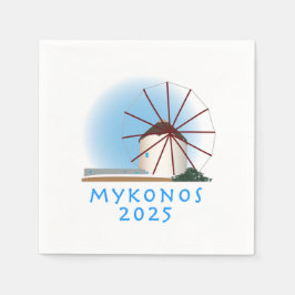 Servilleta De Papel Mykonos Cocktail Napkin