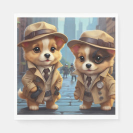 Servilleta De Papel Mystery Fiesta Pups