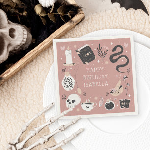 Servilleta De Papel Mystical Crystal Fortune Teller Birthday Party