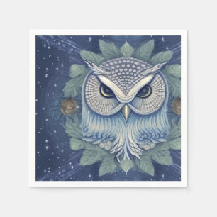 Servilleta De Papel Mystical Fantasy Forest Owl