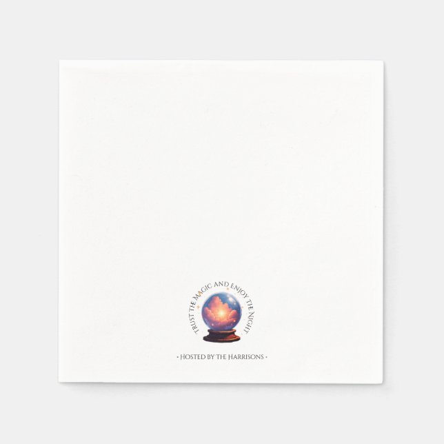 Servilleta De Papel Mystical Orb Halloween Cenas Napkins (Anverso)