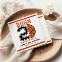 Nacido 2 Ball Baloncesto Fiesta de cumpleaños 2