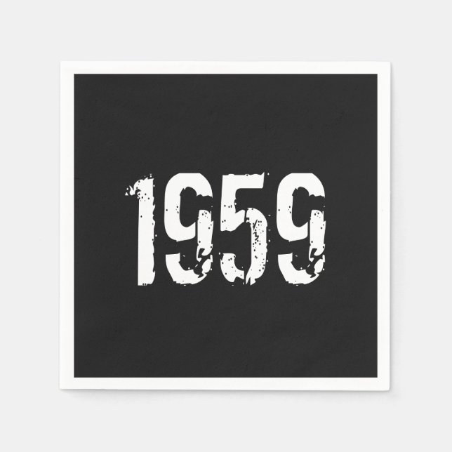 Servilleta De Papel Nacido en 1959 (Anverso)