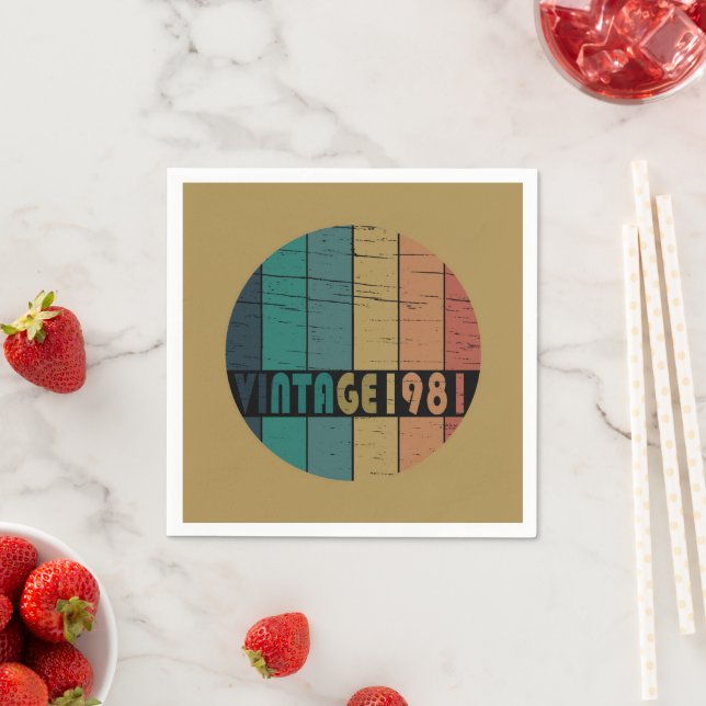 Servilleta De Papel Nacido en 1981 (In situ)