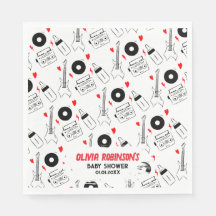 Nacido en Rock Star Baby Shower