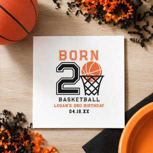 Servilleta De Papel Nacido para el Baloncesto Cumpleaños del Niño 2