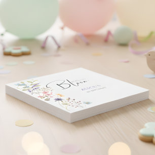 Servilleta De Papel Nacido para florecer flores silvestres niños cumpl