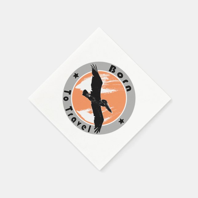 Servilleta De Papel Nacido para viajar servilletas (Borde)