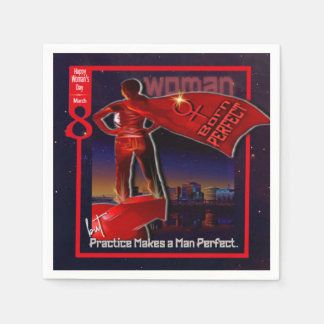 Servilleta De Papel Nacido perfecto: Celebrando el Día de la Mujer con