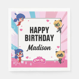 Servilleta De Papel Nacimiento de Gato de Bicho Ladybug milagroso
