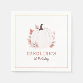 Servilleta De Papel Nacimiento de la Caída de la Calabaza