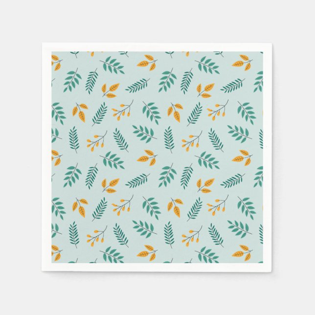 Servilleta De Papel Nacimiento de la Caída de la Calabaza (Anverso)