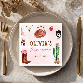 Servilleta De Papel Nacimiento de la Nodriza Rodeo Occidental