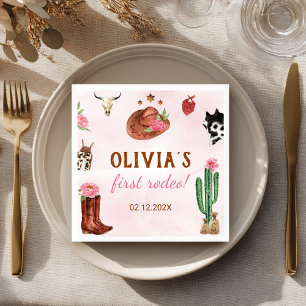 Servilleta De Papel Nacimiento de la Nodriza Rodeo Occidental
