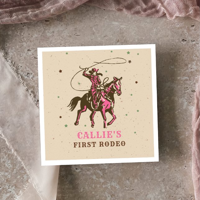 Servilleta De Papel Nacimiento de la Nodriza Rodeo Occidental (Subido por el creador)