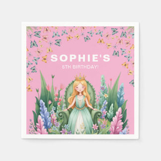 Servilleta De Papel Nacimiento de la Princesa Princesa de Woodland Enc