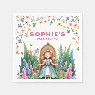 Servilleta De Papel Nacimiento de la Princesa Princesa de Woodland Enc