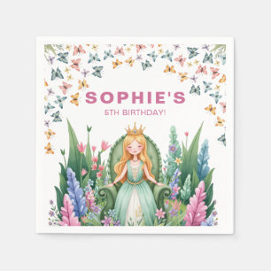 Servilleta De Papel Nacimiento de la Princesa Princesa de Woodland Enc