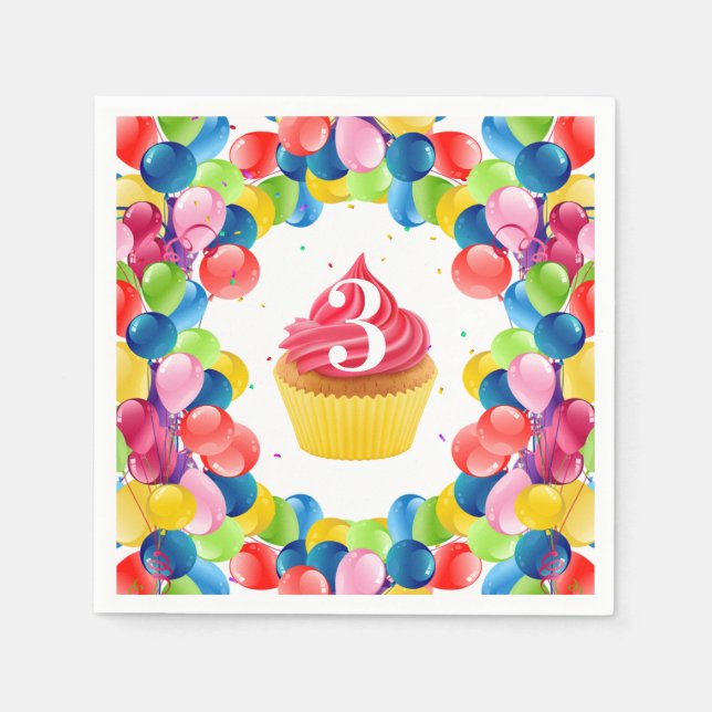 Servilleta De Papel NACIMIENTO DE LOS NIÑOS CUALQUIER EDAD fiesta de c (Anverso)