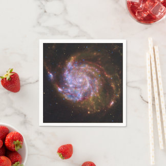 Servilleta De Papel Nacimiento estelar en el volante: Galaxia M101