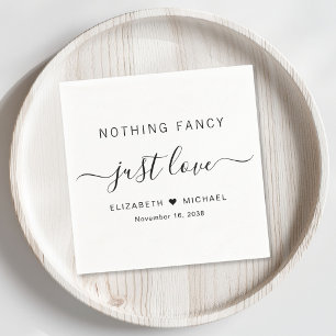 Servilleta De Papel Nada Fancy Just Love Boda