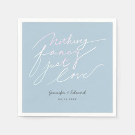 Servilleta De Papel Nada Fancy Just Love Boda Cita