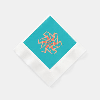 Servilleta De Papel Nadadores - Natación Sincronizada