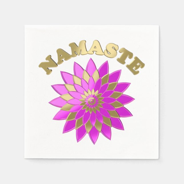 Servilleta De Papel Namaste (Anverso)