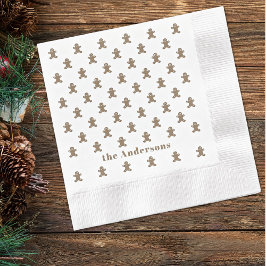 Servilleta De Papel Name, Gingerbread Man Cookies Holiday Paper
