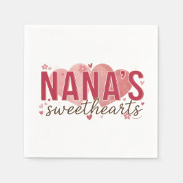 Servilleta De Papel Nana's Sweethearts Birthday Napkins
