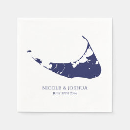Servilleta De Papel Nantucket Island Boda Nantucket Navy