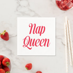 Servilleta De Papel Nap Queen Pink Cherry Red
