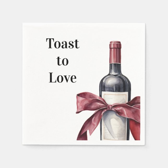 Servilleta De Papel Napa Valley Bachelorette Party Papel (Anverso)