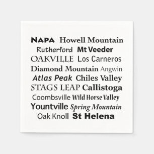Servilleta De Papel Napa Wine Country Napkins