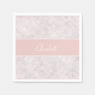 Servilleta De Papel Napina moderna de papel con nombres personalizados