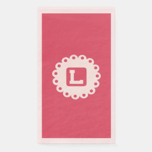 Servilleta De Papel Napja de papel MONOGRAM "L"