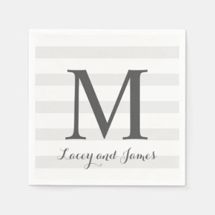 Servilleta De Papel Napkin Boda a rayas