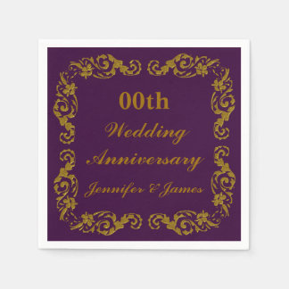 Servilleta De Papel Napkin Boda Aniversario Personalizado