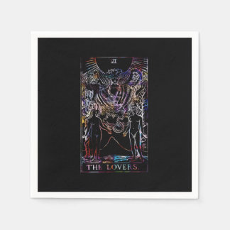 Servilleta De Papel Napkin Boda de la tarjeta Tarot para los amantes