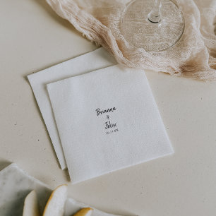 Servilleta De Papel Napkin Boda moderno