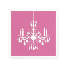 Napkin candelier rosa