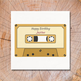 Servilleta De Papel Napkin cassette Tape Birthday