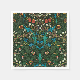 SERVILLETA DE PAPEL NAPKIN CON DISEÑO "TULIPS" DE WILLIAM MORRIS